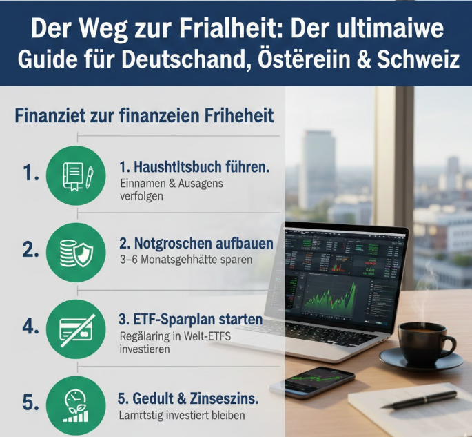 Finanzielle Freiheit (Haupt-Keyword mit hohem Suchvolumen)

Vermögensaufbau (Essentiell für die Zielgruppe)

ETF Sparplan (Hohes kommerzielles Interesse/AdSense-Wert)

Zinseszins Effekt (Wichtig für SEO-Erklärungen)

Passives Einkommen (Trigger-Word für hohe CTR)