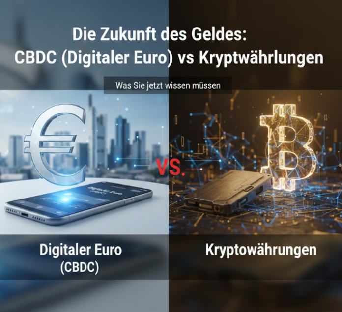 Eine junge Investorin im Jahr 2026 betreibt P2P-Lending an einem modernen Arbeitsplatz mit Blick auf eine futuristische Skyline. Sie hält ein holografisches Tablet, das ein Portfolio mit 10 % Rendite anzeigt, während auf einem großen Monitor im Hintergrund eine steil ansteigende Finanzkurve und fiktive Plattform-Logos wie „StableInvest“ und „EuroLend“ zu sehen sind.